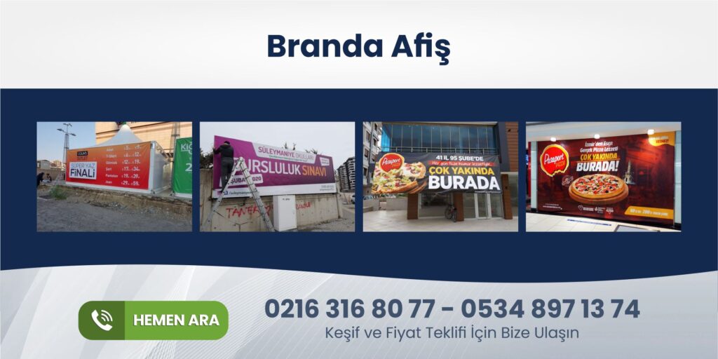 Gaziosmanpaşa Branda Afiş